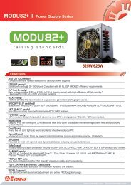 MODU82+ Lot 6 datasheet - Enermax