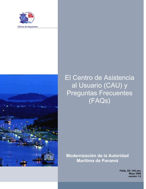 El Centro de Asistencia al Usuario (CAU) - Autoridad MarÃ­tima de ...