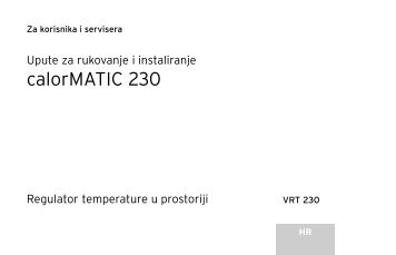 calorMATIC 230 - Vaillant