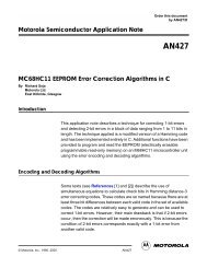 Motorola Semiconductor Application Note MC68HC11 EEPROM ...