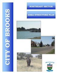 Northeast Sector Area Structure Plan - City of Brooks