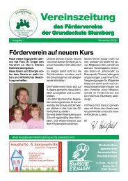 im Verein - Grundschule Blumberg