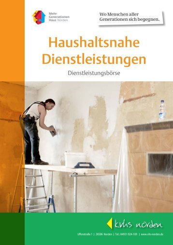 Haushaltsnahe Dienstleistungen