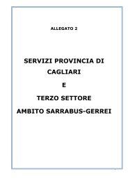 Sarrabus Gerrei 2012-2014 Allegato - Sociale - Provincia di Cagliari
