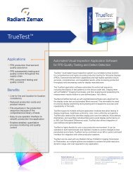 TrueTestâ¢ Automated Visual Inspection - Zemax