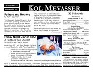 KOL MEVASSER - Kahal Joseph