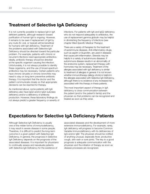 IDF Patient & Family Handbook for Primary Immunodeficiency ... - IDFA