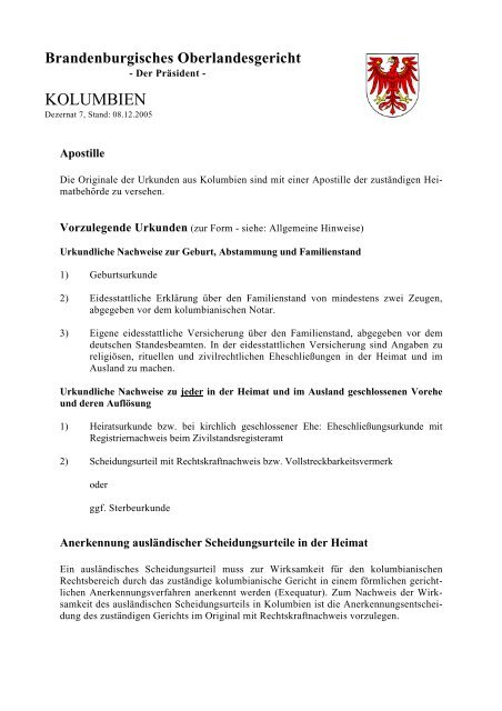 Familienstand eidesstattliche notar erklärung Notarkosten Eidesstattliche