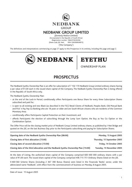 nedbank business plan template
