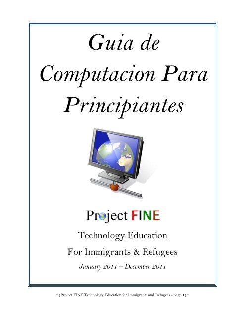 Guia de Computacion Para Principiantes - Blandin Foundation