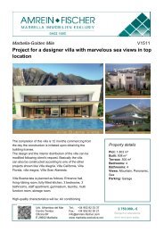 Print fact sheet - Marbella Immobilien Exklusiv