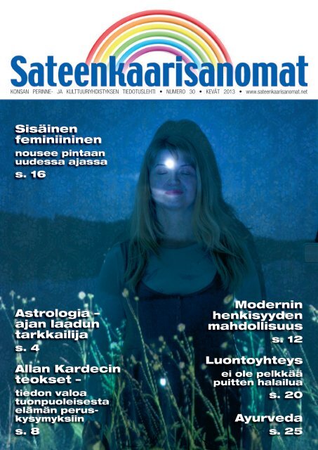 Lataa koko lehti 1 / 2013 - Sateenkaarisanomat