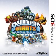 manual del juego para nintendo 3ds de skylanders giants