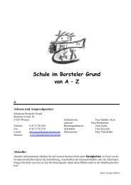 Schule im Borsteler Grund von A â Z - Grundschule Im Borsteler Grund