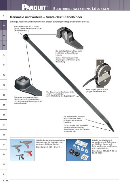 Panduit Kabelbinder und ZubehÃ¶r, Kantenschutz, Geflechts