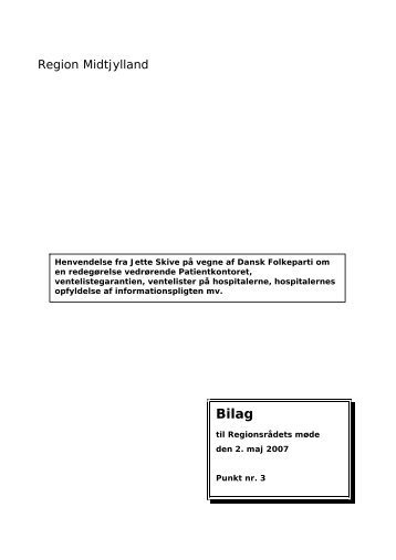 Bilag 3 - Region Midtjylland