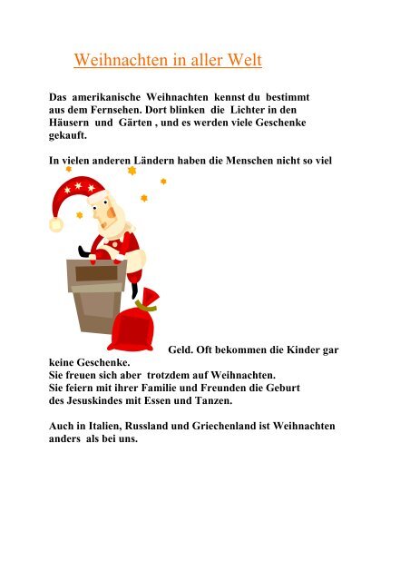 Weihnachten In Aller Welt