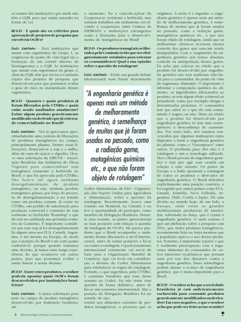 Revista Biotecnologia