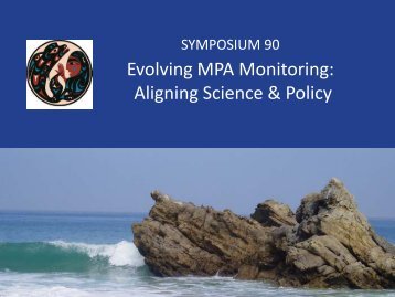 Evolving MPA Monitoring - MPA Monitoring Enterprise