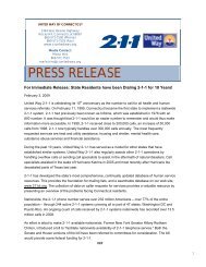 PRESS RELEASE - United Way of Connecticut