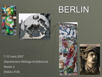 BERLIN - École Nationale Supérieure d'Architecture de Lyon