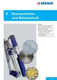 Diamant-Nassbohrtechnik (einschl. Bohrkronen)