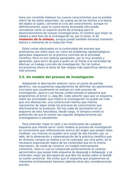 EL PROCESO DE INVESTIGACION - Universidad de La Punta (ULP)