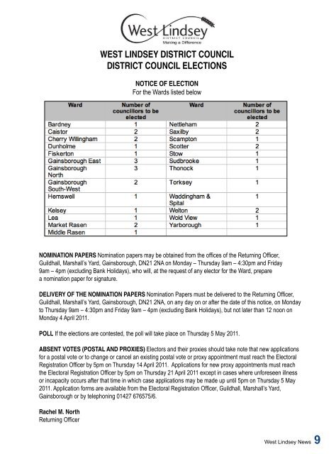 West Lindsey News - West Lindsey District Council