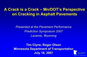 A Crack is a Crack - Petersen Asphalt Research Conference