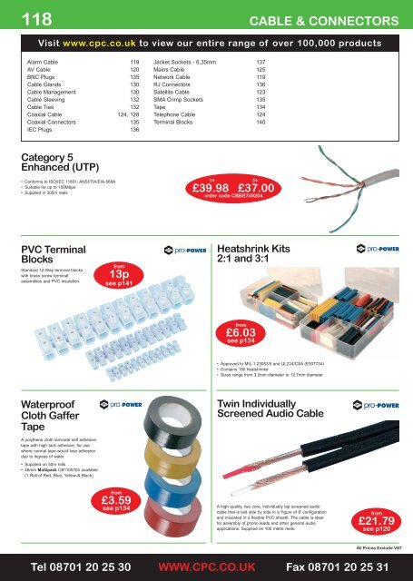 08701 20 25 30 www.cpc.co.uk