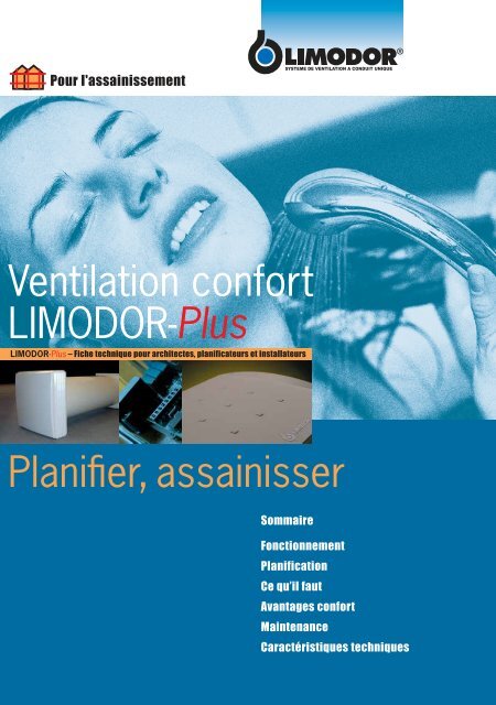 Ventilation confort LIMODOR-Plus Planifier, assainisser - Trivent AG