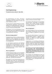 Nachfolgeberatung - Beratungsrichtlinie Land Niedersachsen - Wigos