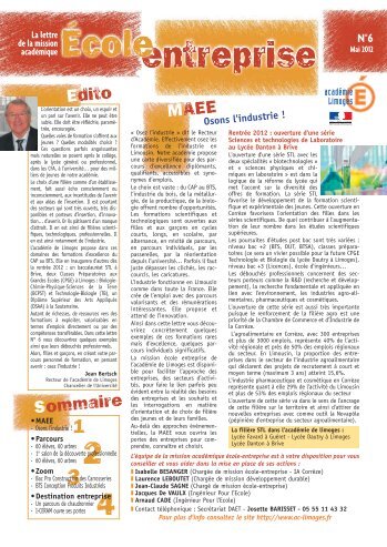 Lettre MAEE 6 - Académie de Limoges