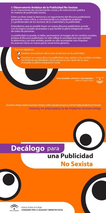 Decalogo Publicidad no sexista 2010