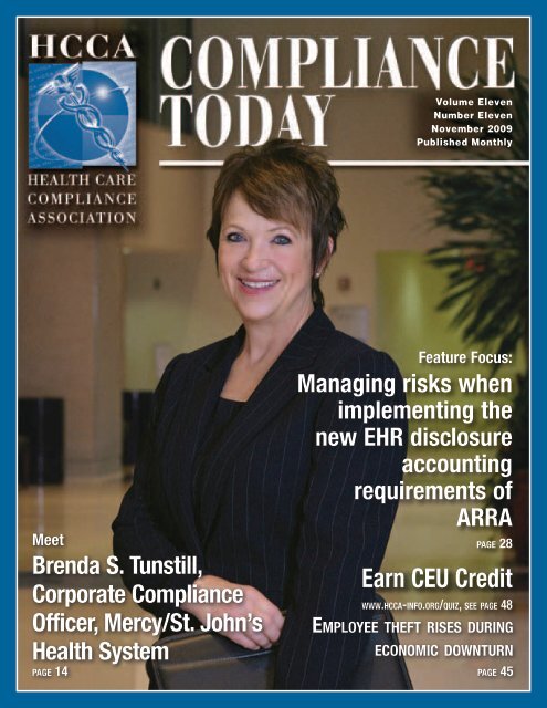 Earn CEU Credit - Health Care Compliance Association
