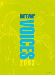 Voices - Gateway Institute for Pre-College Education - CUNY