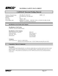 Cadweld Weld Metal MSDS - Norton Corrosion Limited