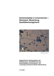 Schimmelpilzleitfaden des LGA - biomess Ingenieurbüro GmbH