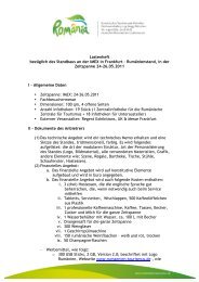 Lastenheft IMEX Frankfurt