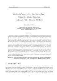 Optimal Control of An Oscillating Body Using the Adjoint Equation ...