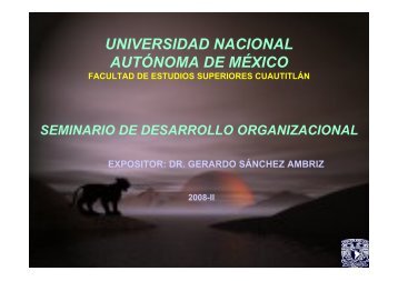 organizaciÃ³n - Universidad Nacional AutÃ³noma de MÃ©xico