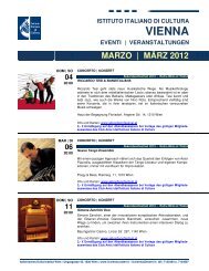 VIENNA - Italienisches Kulturinstitut Wien