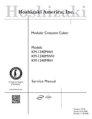 Service Manual - Hoshizaki America, Inc.