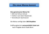 Unsere neue Mensa - Tannenbusch-Gymnasium Bonn