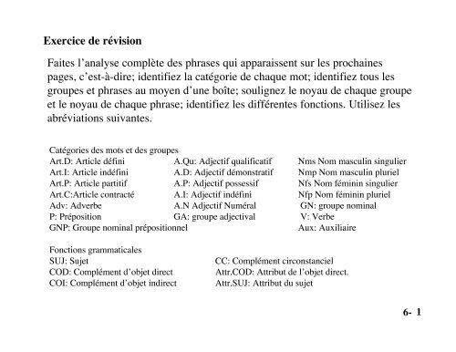 exercice attribut du sujet cm1 PDF Cours,Exercices ,Examens