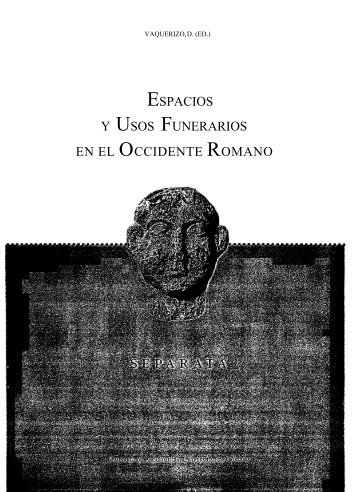 ESPACIOS USOS FUNERARIOS OCCIDENTE ROMANO