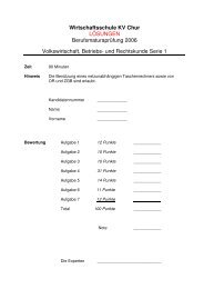 2006 M VBR Loes - Wirtschaftsschule KV Chur