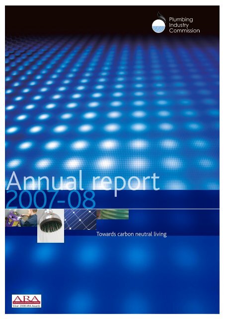 Annual Report 2007-08 - Plumbing Industry Commission