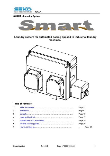 Seko Laundry Smart Instructi.. - UK