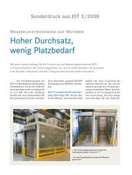 Hoher Durchsatz, wenig Platzbedarf - HARTER GmbH